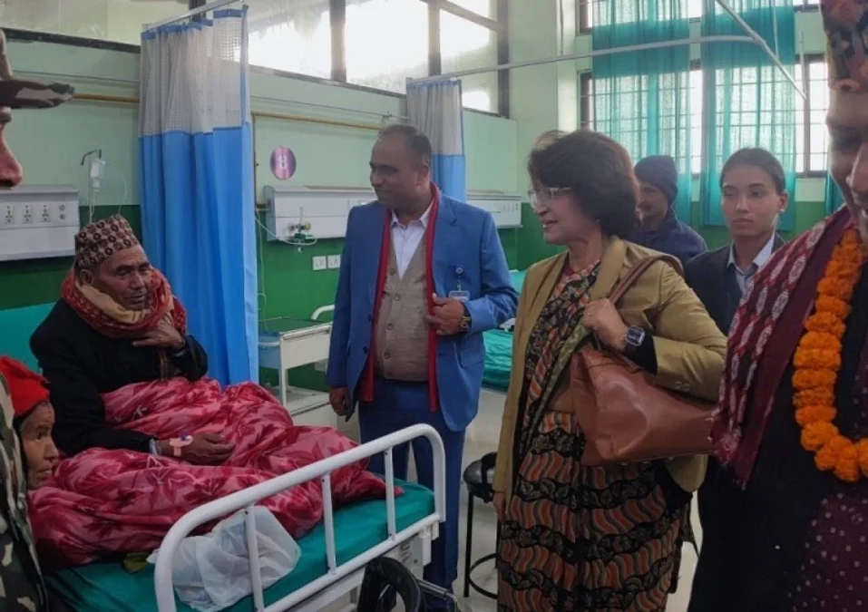 Health Minister Gautam Inspects Key Medical Institutions in Sudurpaschim